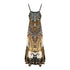 Inoa Fashion Golden Eagle 120214 Frill Strap Maxi Dress Womens