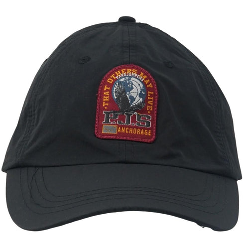 Parajumpers Patch Logo Black Baseball Cap