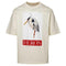 Heron Preston Painted Heron Logo Ivory T Shirt