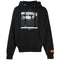 Heron Preston Graphic Print Logo Black Hoodie