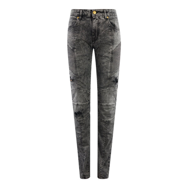 Balmain Hp58202Jr8261 Grey Jeans