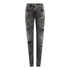 Balmain Hp58202Jr8261 Grey Jeans