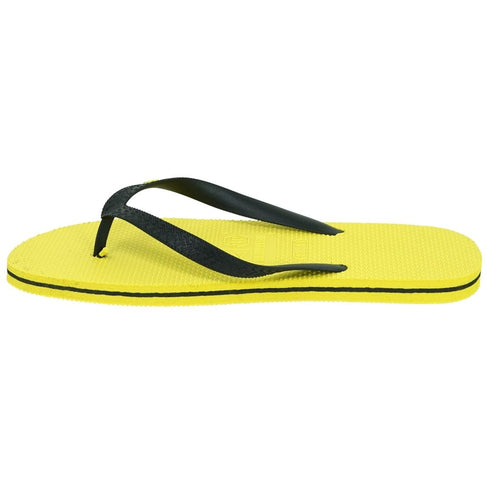 Philipp Plein Brand Logo Yellow Flip Flops IMPS904 24B 41
