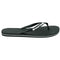 Philipp Plein Brand Logo Black Black Flip Flops