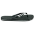 Philipp Plein Brand Logo Black Black Flip Flops