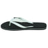 Philipp Plein Brand Logo Black White Flip Flops IMPS904 99W