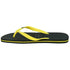 Philipp Plein Brand Logo Black Yellow Flip Flops IMPS904 99Y 41