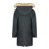 Fred Perry J2570 102 Black Hooded Parka Jacket