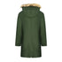 Fred Perry J2570 408 Green Hooded Parka Jacket