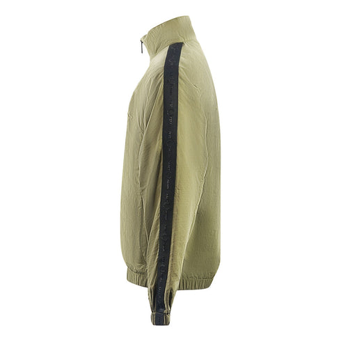 Fred Perry Tonal Taped Military Green Track Jacket J3552 B57