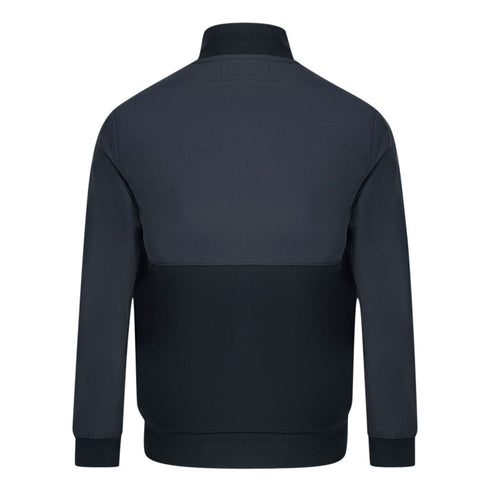 Fred Perry Woven Panel Blue Track Jacket - Nova Clothing