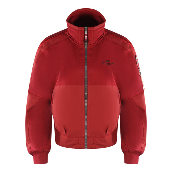Parajumpers Jadie Rio Red Zip Up Jumper Jadie 0310