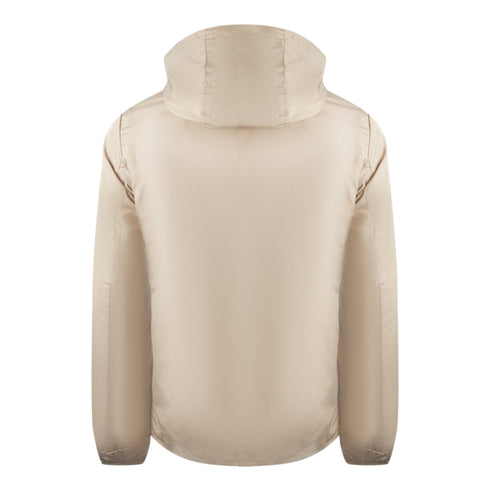 Aquascutum London Logo Beige Active Windbreaker Jacket - Style Centre Wholesale