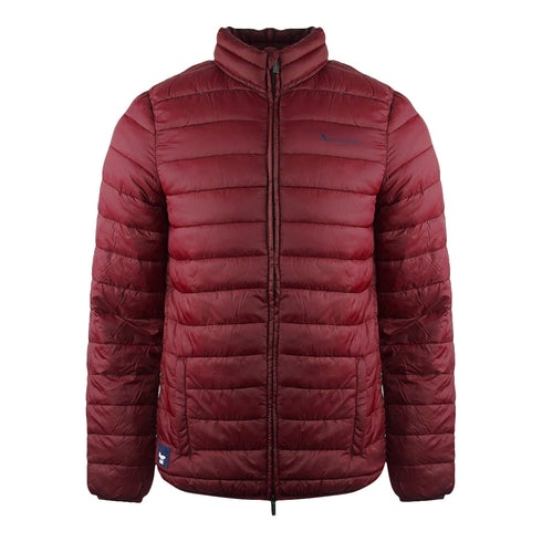 Aquascutum London Logo Bordeaux Red Active Jacket