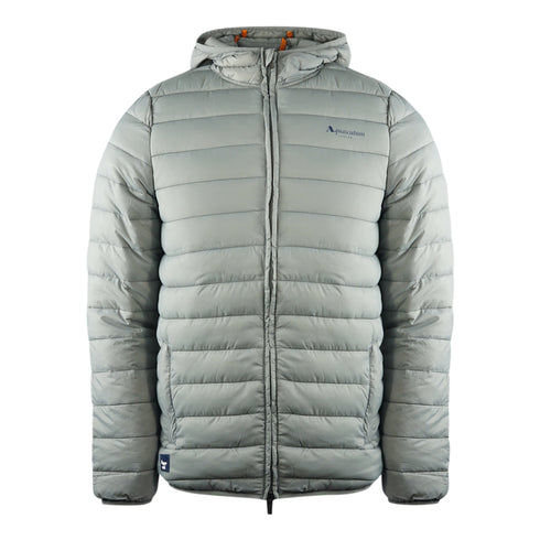Aquascutum London Logo Grey Active Hoodie Jacket - Style Centre Wholesale