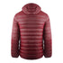 Aquascutum London Logo Bordeaux Red Active Hoodie Jacket