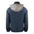 Aquascutum Plain Navy Blue Hide Hood Lightweight Jacket Jk007 11 - Style Centre Wholesale