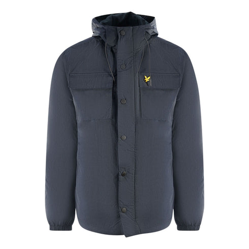 Lyle Scott Hooded Pocket Navy Blue Jacket