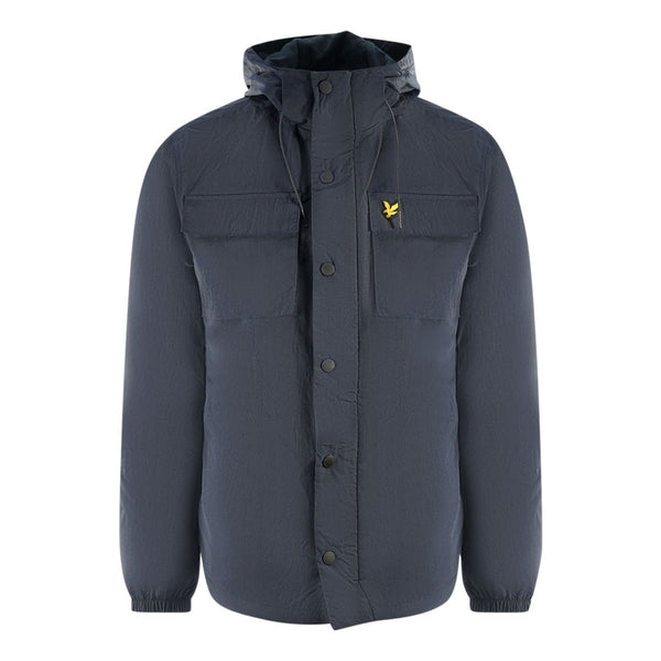 Lyle Scott Hooded Pocket Navy Blue Jacket