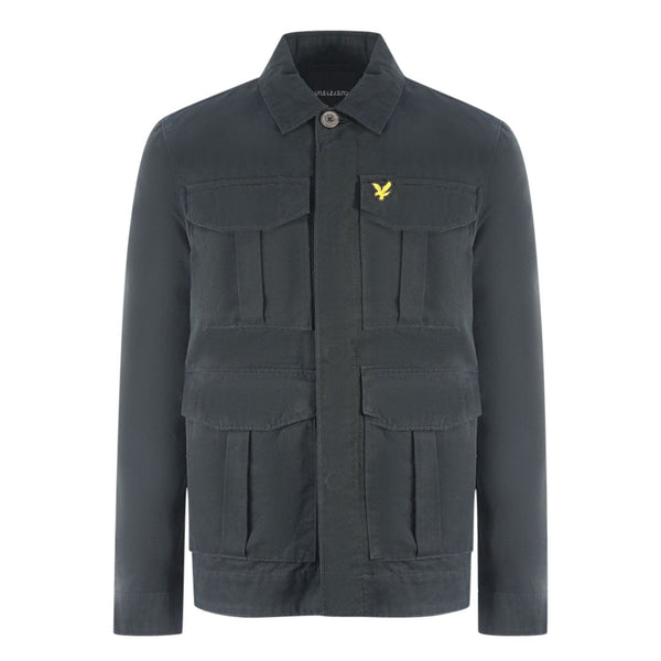 Lyle Scott Large Pockets Black Utility Jacket