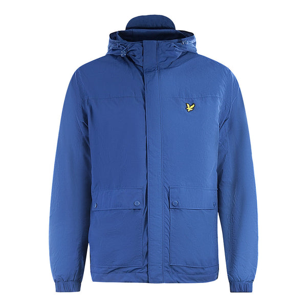 Lyle Scott Hooded Pocket Blue Jacket