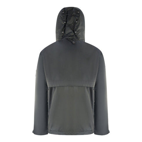 Lyle Scott Dual Zip Hooded Black Jacket