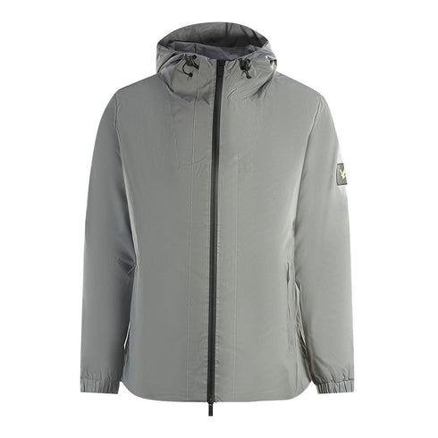 Lyle Scott Lightweight Reflective Grey Hooded Jacket
