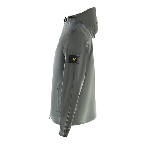 Lyle Scott Lightweight Reflective Grey Hooded Jacket