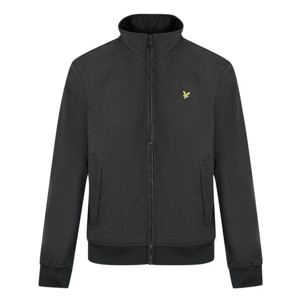 Lyle Scott Fleece Lined Funnel Neck Jet Black Jacket