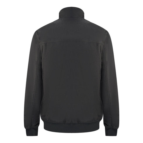 Lyle Scott Fleece Lined Funnel Neck Jet Black Jacket