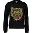 Kenzo Embroidered Varsity Tiger Icon Black Jumper K42 P216 5SW123 4XA 55