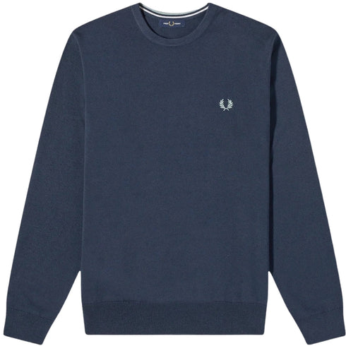 Fred Perry Classic V Neck Shaded Navy Blue Jumper