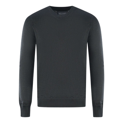 Lyle Scott Black Golf V Neck Sweater