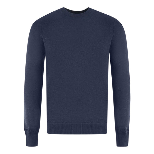 Lyle Scott Navy Blue Golf Crew Neck Sweater