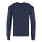 Lyle Scott Navy Blue Golf Crew Neck Sweater