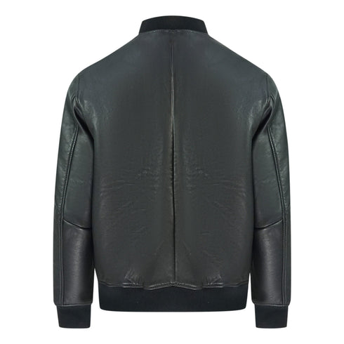 Diesel L-Bluff Black Leather Jacket