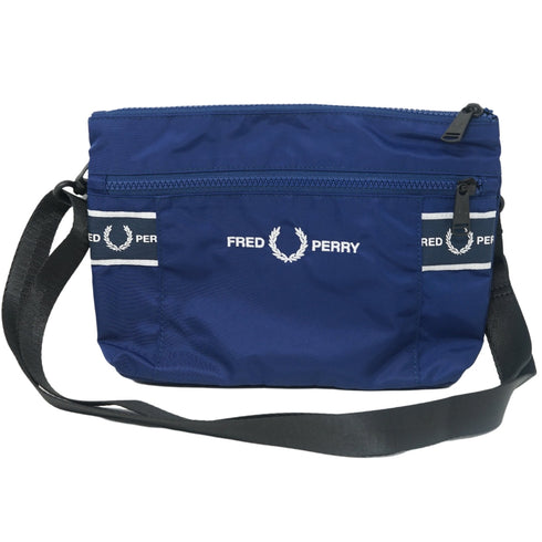 Fred Perry Graphic Tape French Navy Satchel L4229 143