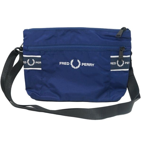 Fred Perry Graphic Tape French Navy Satchel L4229 143