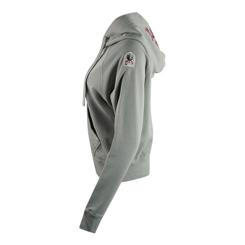 Parajumpers Linzy Paloma Grey Zip Up Cropped Hoodie