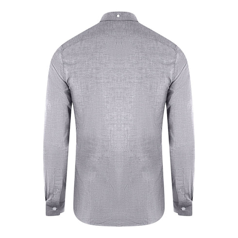 Lyle Scott Blue Long Sleeved Slim Fit Chambray Shirt