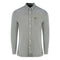 Lyle Scott Slim Fit Green Long Sleeved Oxford Shirt