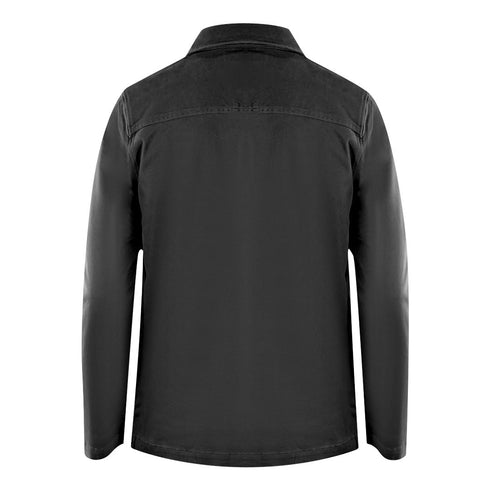 Lyle Scott Twill Black Overshirt Jacket