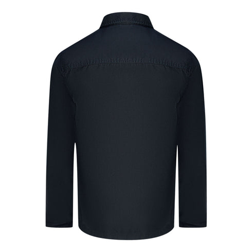 Lyle Scott Washed Drill Black Overshirt Jacket