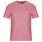 Lyle Scott Brand Chest Logo Palm Pink T Shirt - Style Centre Wholesale
