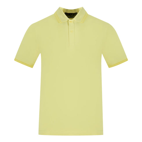 Fred Perry Twin Tipped Collar M12 I99 Yellow Polo Shirt M12 I99