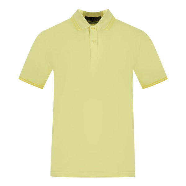 Fred Perry Twin Tipped Collar M12 I99 Yellow Polo Shirt M12 I99