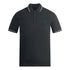 Fred Perry Yellow And Blue Tipped Black Polo Shirt M12 N56 36