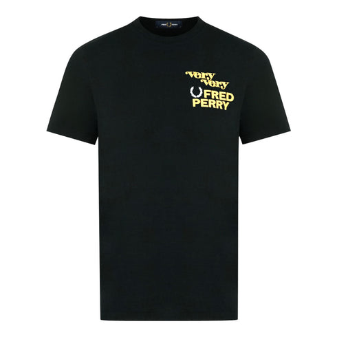 Fred Perry Very Very Logo M2679 102 Black T Shirt
