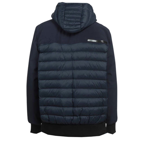 Moose Knuckles Panel Navy Blue Down Jacket M31MJ145 833