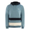 Fred Perry Colour Block Ash Blue Hoodie